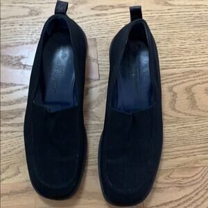 SALVATORE FERRAGAMO STUDIO BLACK SHOES‎ SIZE 10